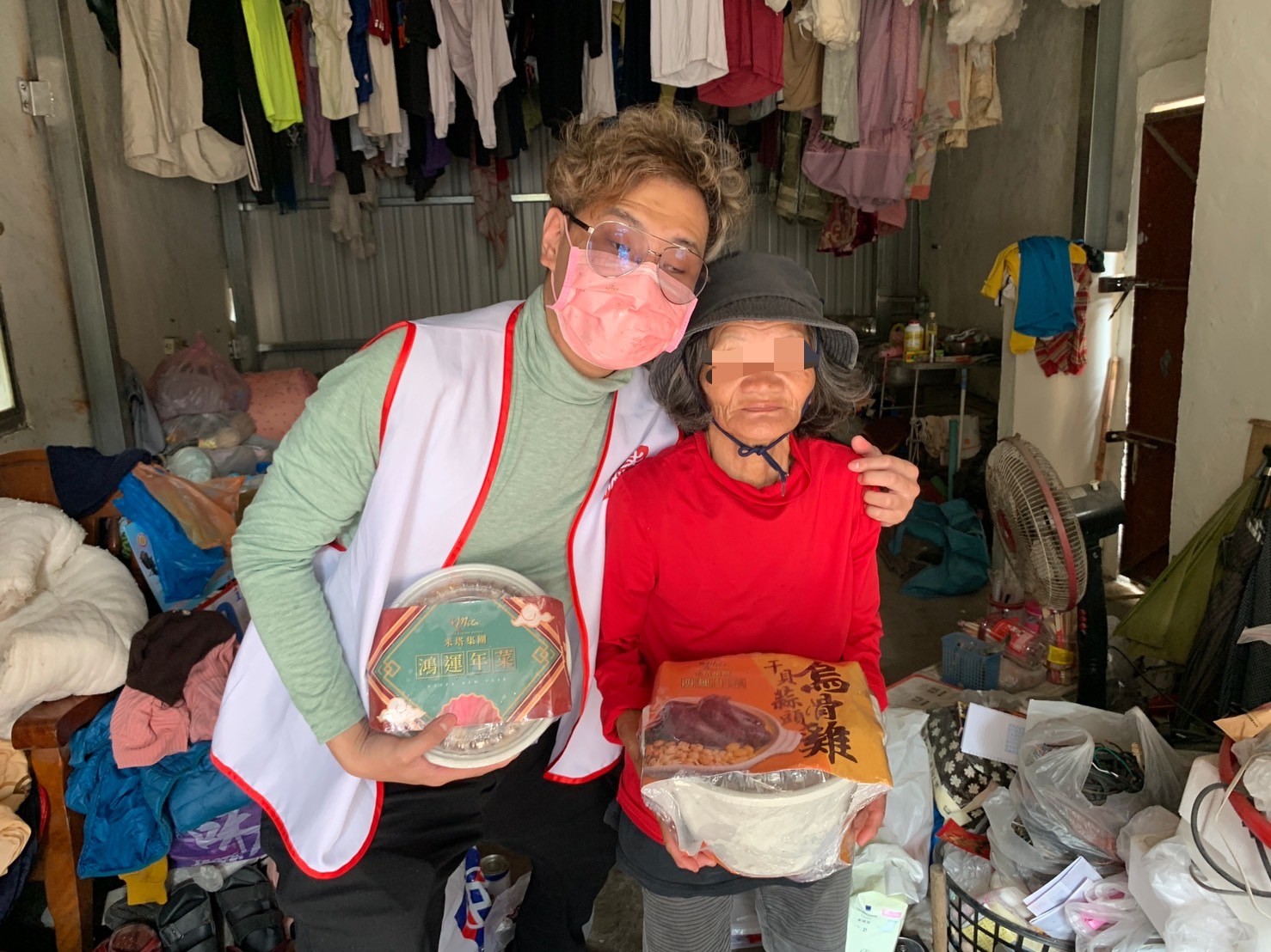 南部年節送愛，豐盛年菜物資溫暖過年(標題圖檔)