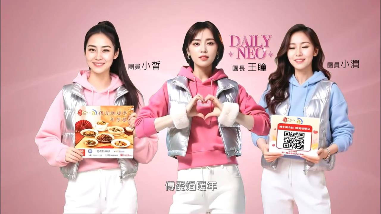 【民視新聞網】娘家發起認購愛心年菜助弱勢　王瞳AI女團示範點菜(標題圖檔)